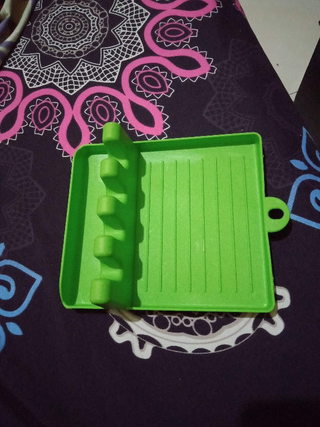 Dapurcantik Tatakan Tutup Panci Sodet Spatula Holder Alat Masak Rak Dapur Kitchen Rack - Hldr