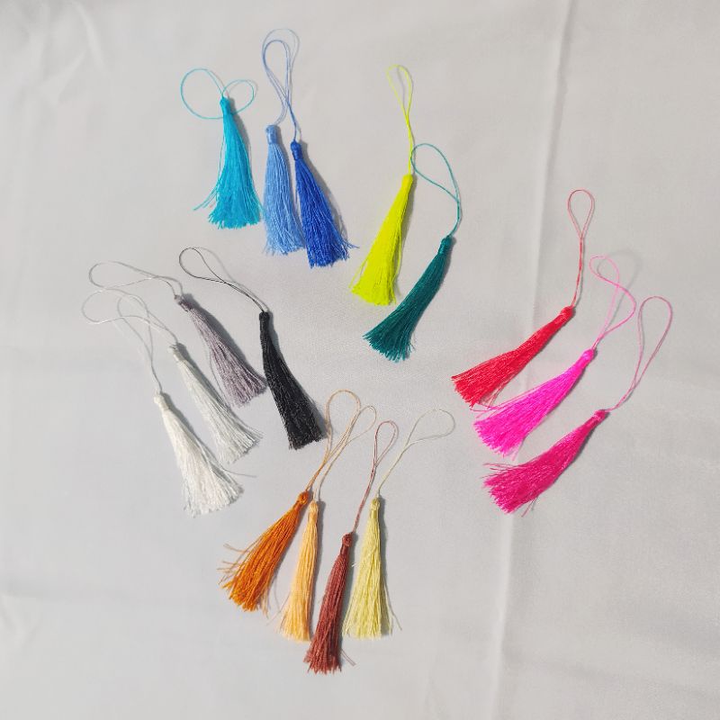 Rumbai Tasel • Tassel • Rumbai Tassel Hiasan Benang • Rumbai-rumbai Benang • Tambahan Aksesoris • Hi