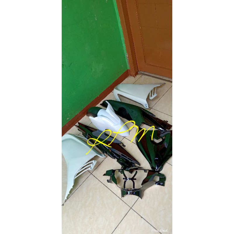 BODY HALUS JUPITER MX NEW 135 HITAM PUTIH