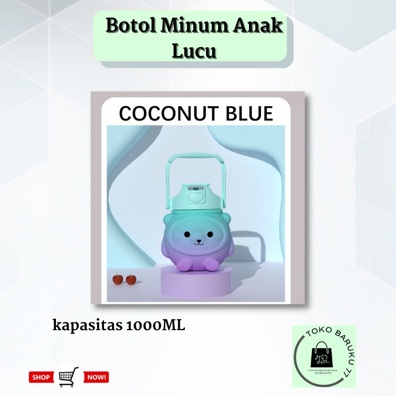 (KEYA) Botol Minum Anak Karakter / Botol Minum Anak Lucu 1100ML