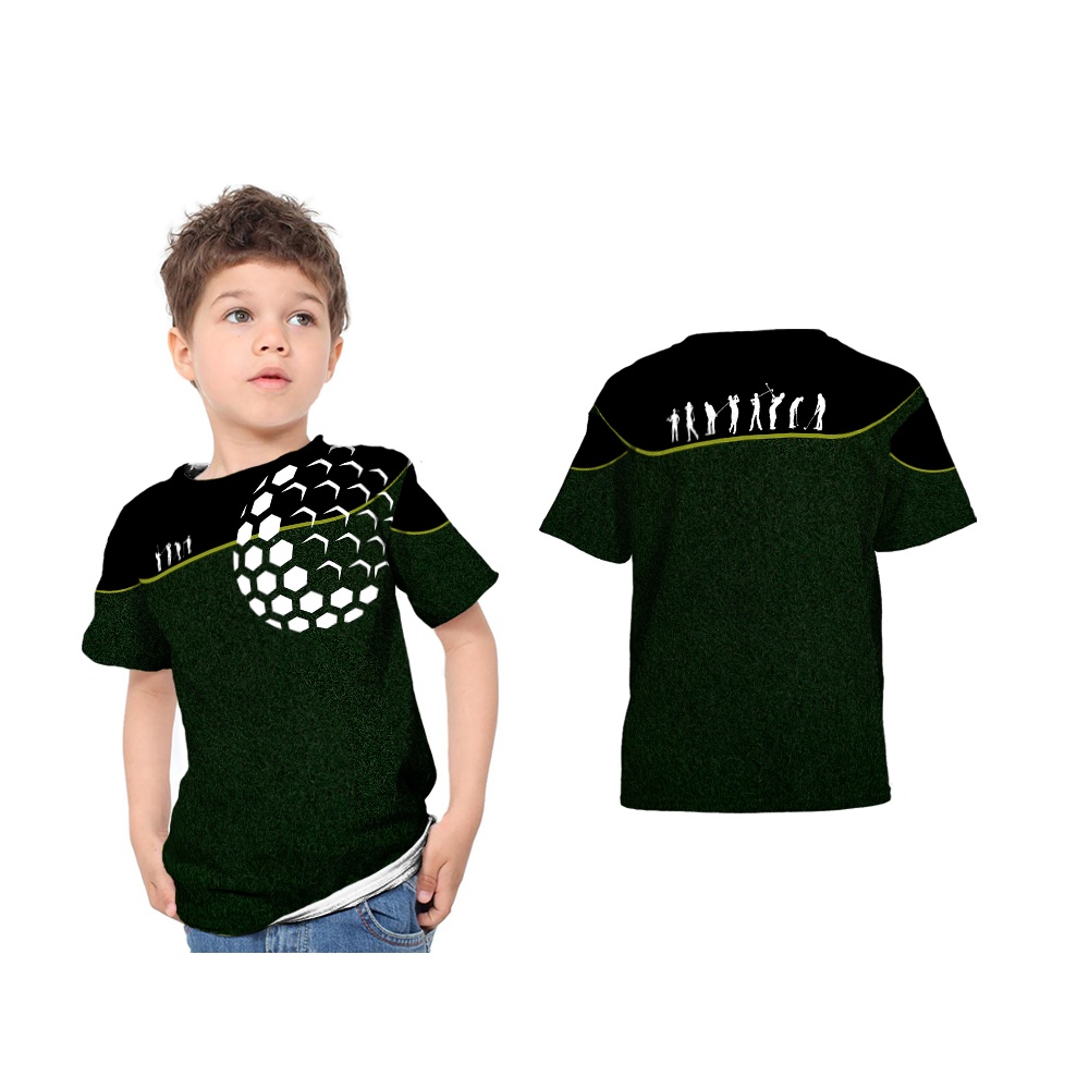 CASUAL GOLF Pakaian Kaos anak Laki - Laki Printing