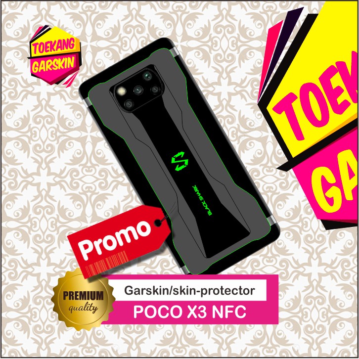 Promo Garskin Poco X3 Nfc Motif Gaming Blackshark Shopee Indonesia