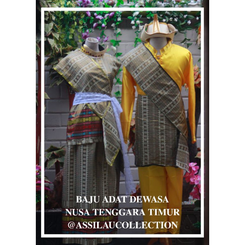 Baju Adat dewasa NTT satuan (Laki/cewek)