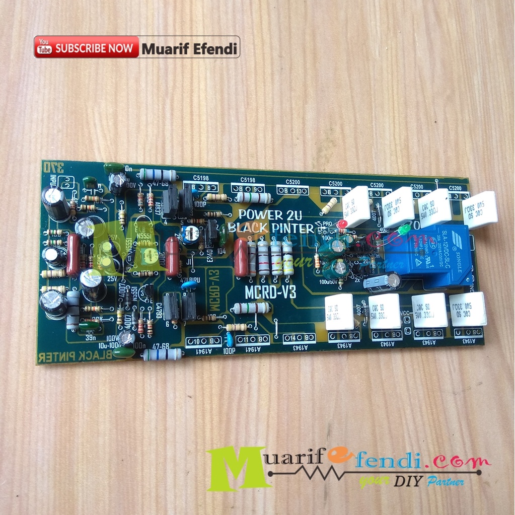 KIT Power Amplifier MCRD V3 2U 20cm Black Pinter 370