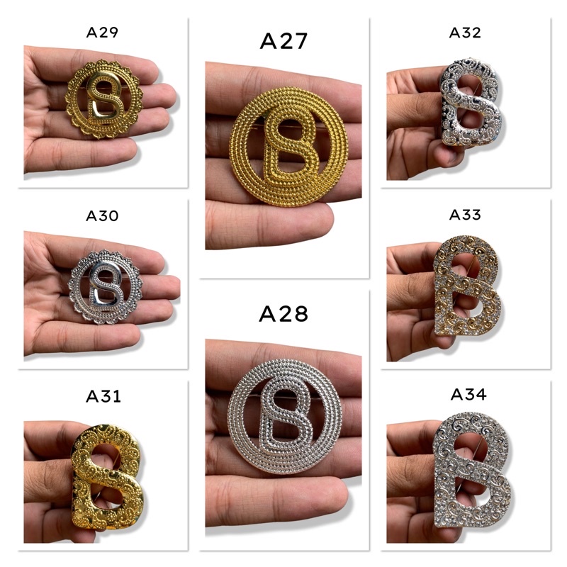 BROS BUTTONSCARVES KW / BROS HIJAB / ACCESSORIES WANITA - BUTTON POLOS