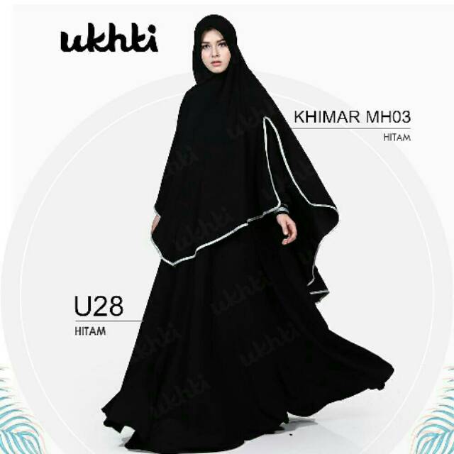 BAJU GAMIS SET UMROH BAHAN JETBLACK UKHTI MUNIRA