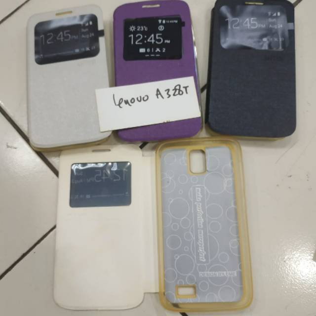 Flip case Lenovo A328 A328T flipcase book cover sarung buku buka tutup flipshell