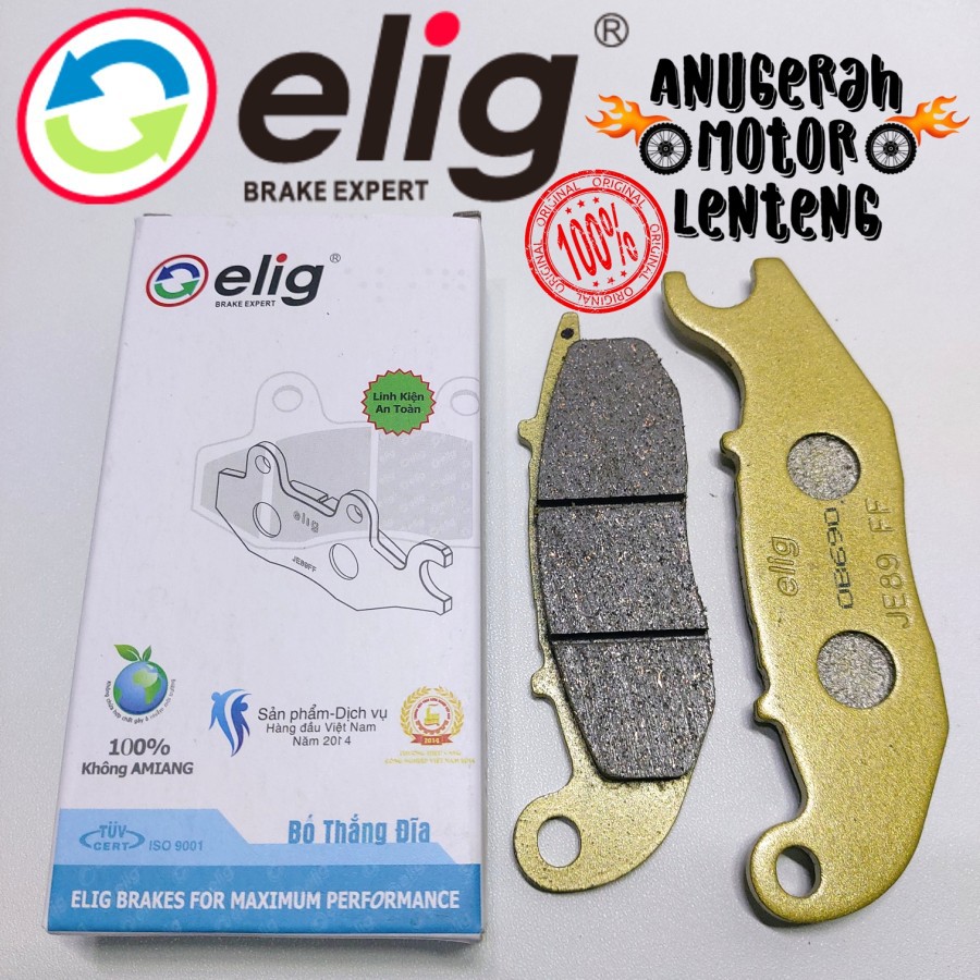 Kampas Rem Depan Brake pad Elig ADV 150 Abs PCX 150 Lokal Abs CRF 150
