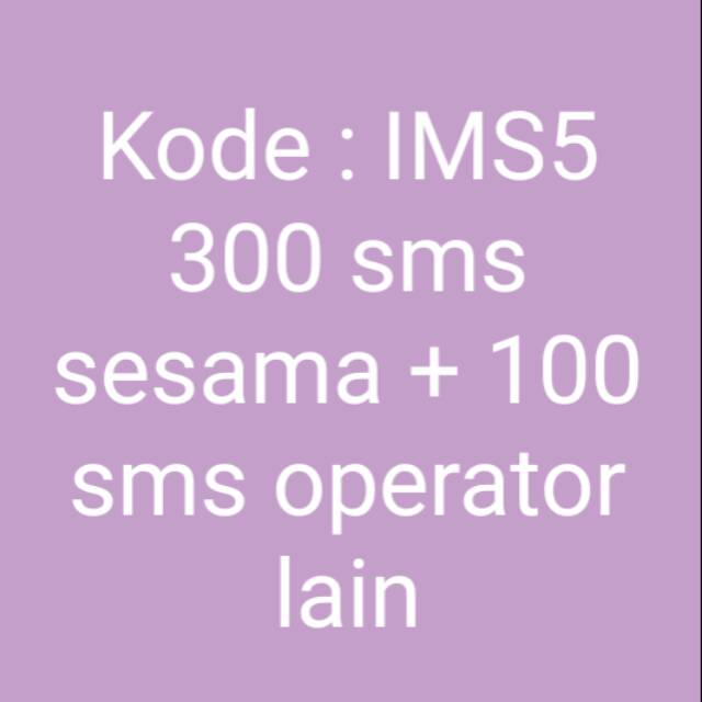 Paket sms indosat / paket sms 5000 ~ 25.000