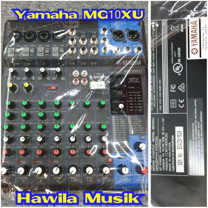 Mixer Yamaha Mg10Xu/Mg 10Xu/Mg-10Xu Mixing Console Spx Original Yamaha
