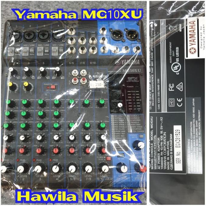 Jual Mixer Yamaha Mg10Xu/Mg 10Xu/Mg10Xu Mixing Console Spx Original