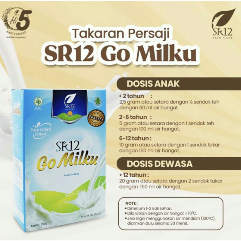 

SUSU KAMBING ETAWA GO MILKKU SR12 600gr MENINGKATKAN KESEHATAN KECERDASAN