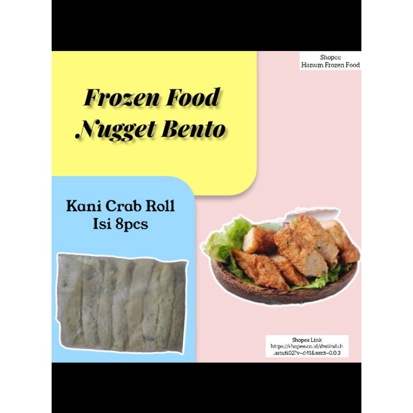 

Kani Crab Roll Frozen Food Nugget Bento