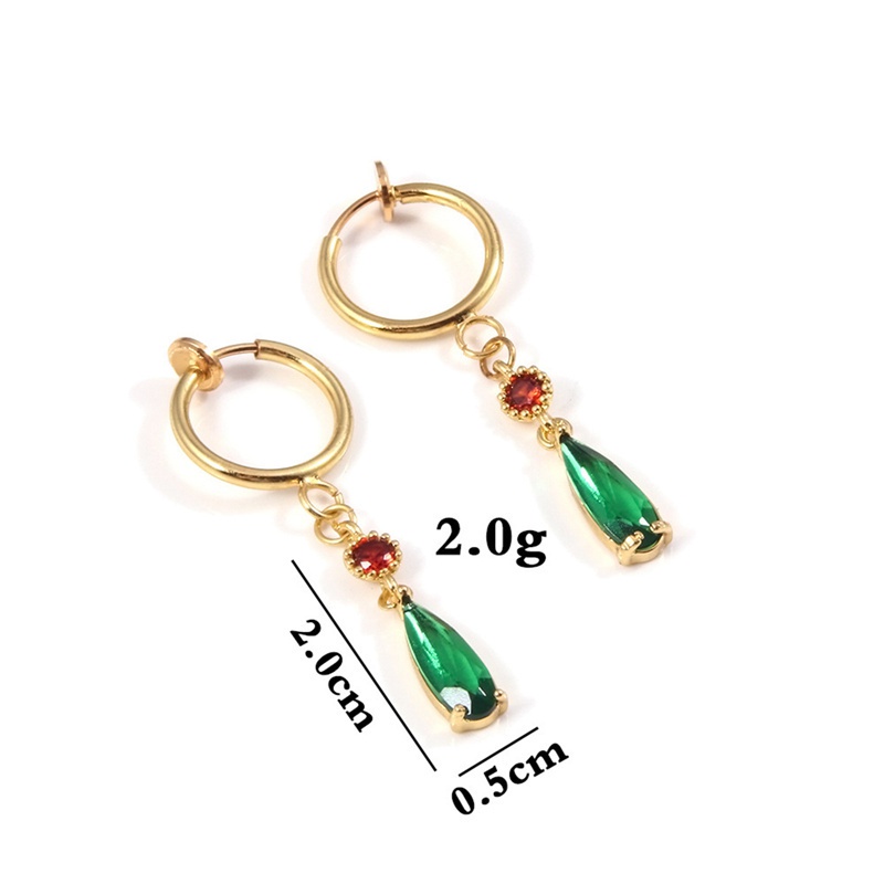 Fashion Elegant Crystal Earrings For Women Hayao Miyazaki Howl's Moving Castle Earrings Red Beads Christmas Jewelry Gift