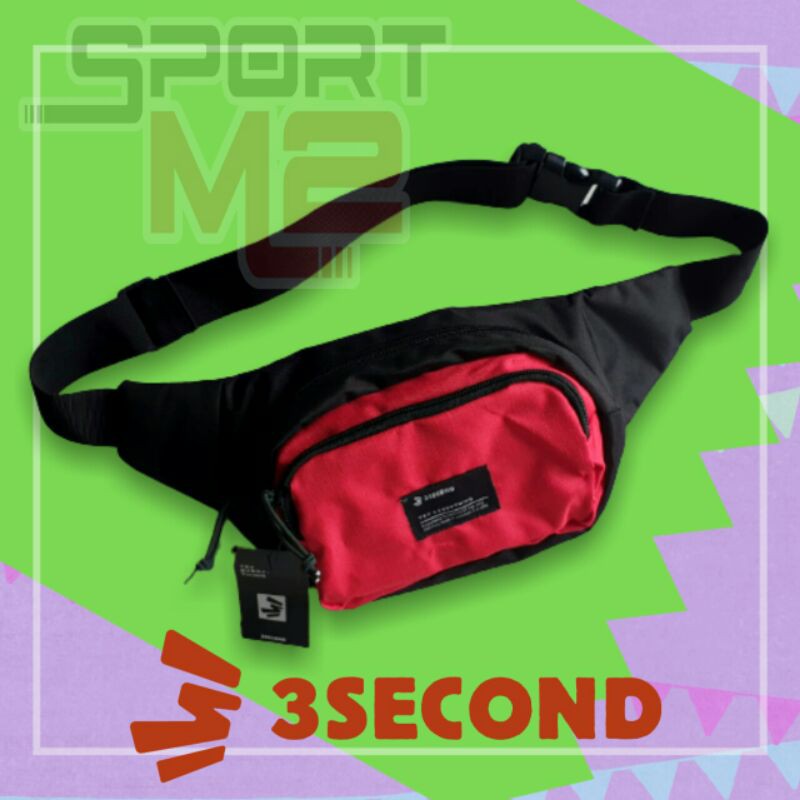 Tas Selempang 3second Waistbag Distro