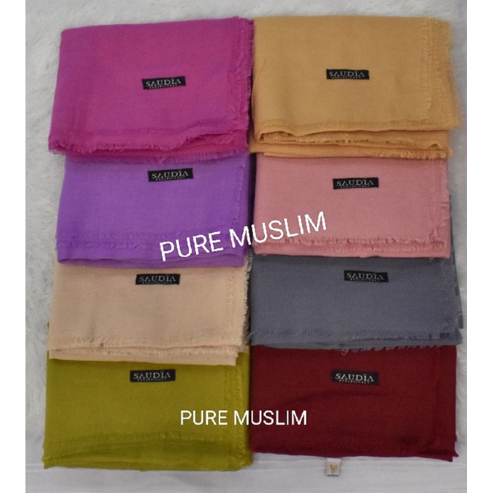 Segiempat SAUDIA RAWIS/Fashion Hijab/Kerudung Murah Meriah/Banyak Diskon