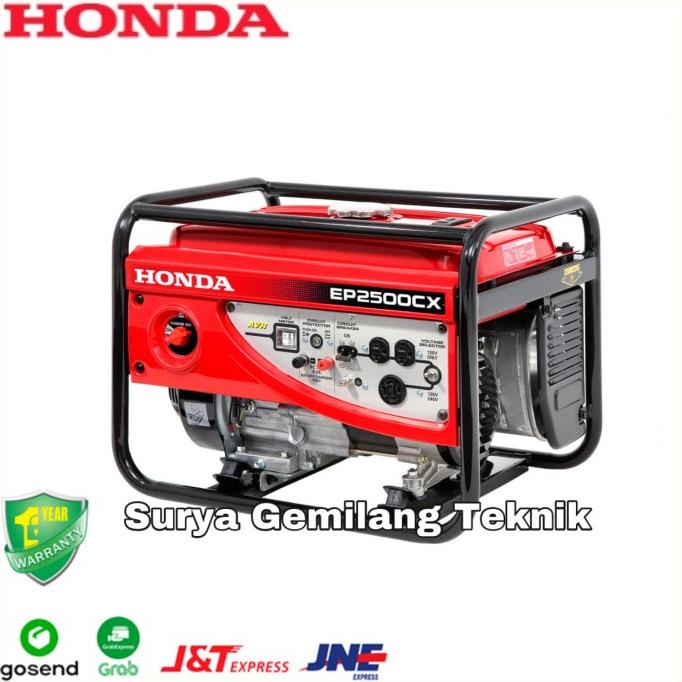 Mesin Genset Generator Bensin Honda Ep2500Cx (2200 Watt) Ep 2500 Cx