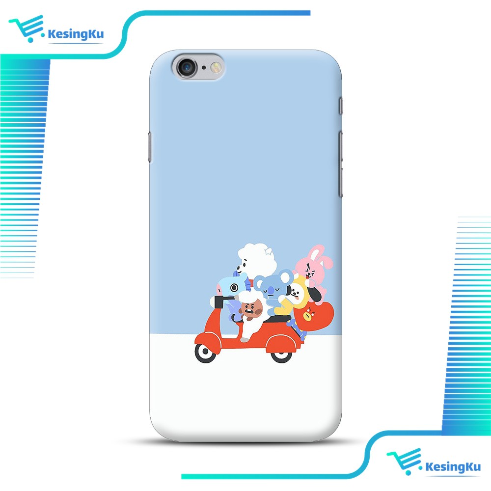 KesingKu Custom Case hp BTS BT21 OPPO NEO 5 NEO 7 (A33) NEO 9 (A37) A1K/REALME C2 R17 REALME C12/C15