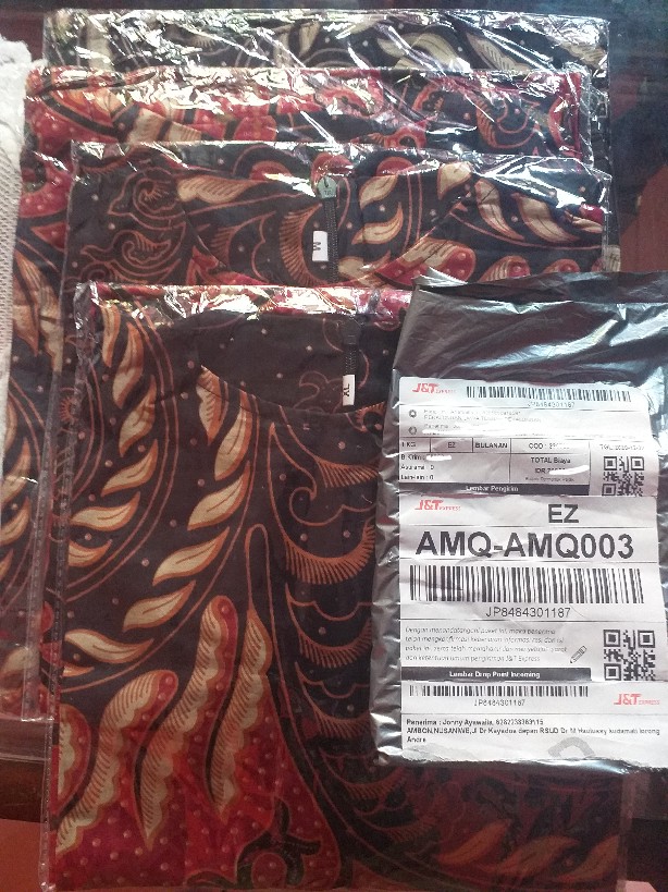 Batik Couple Keluarga Sania Ruffle Ori Ndoro Jowi Dnt Sarimbit Batik Halus