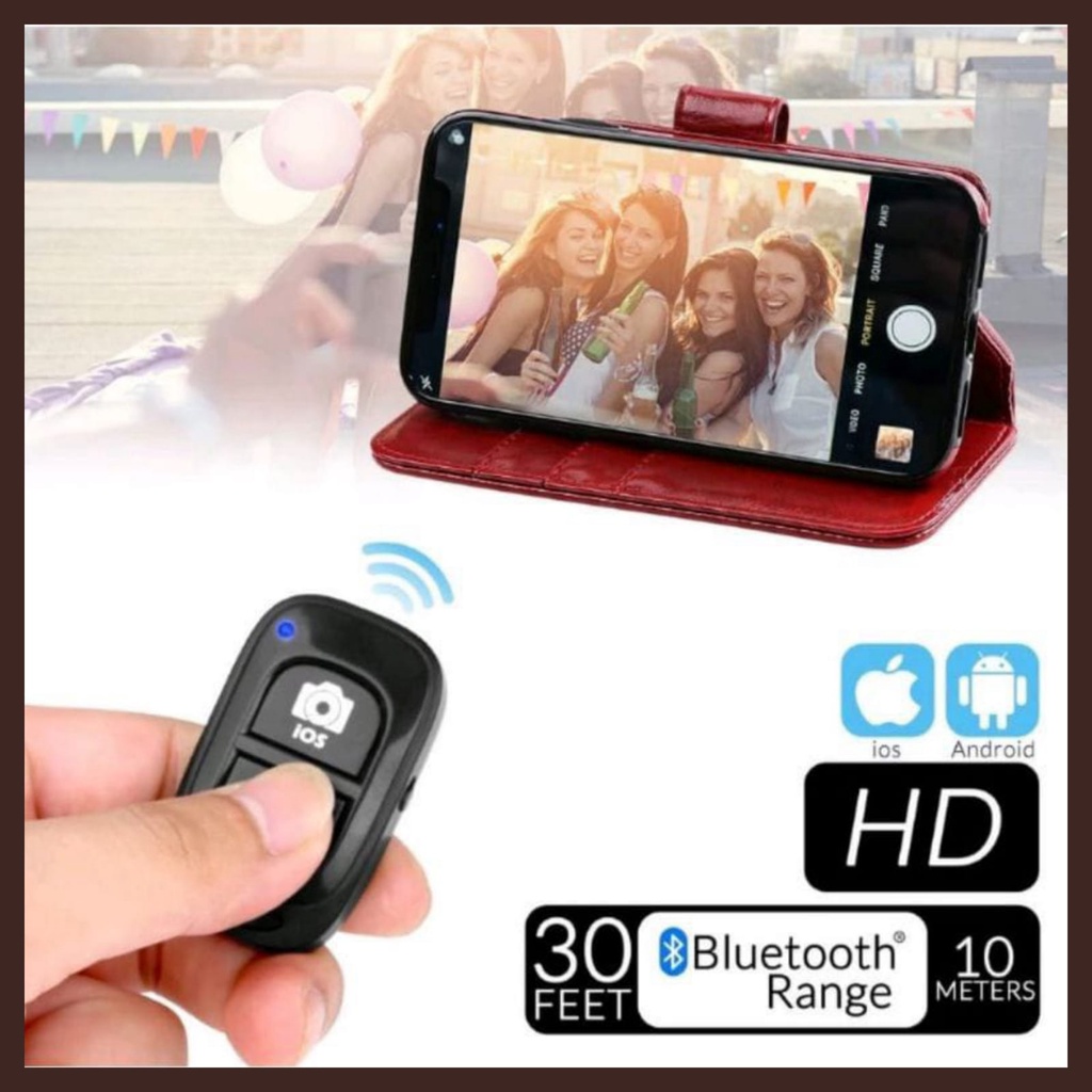 Remote Bluetooth Shutter Remote Tomsis kemera handphone