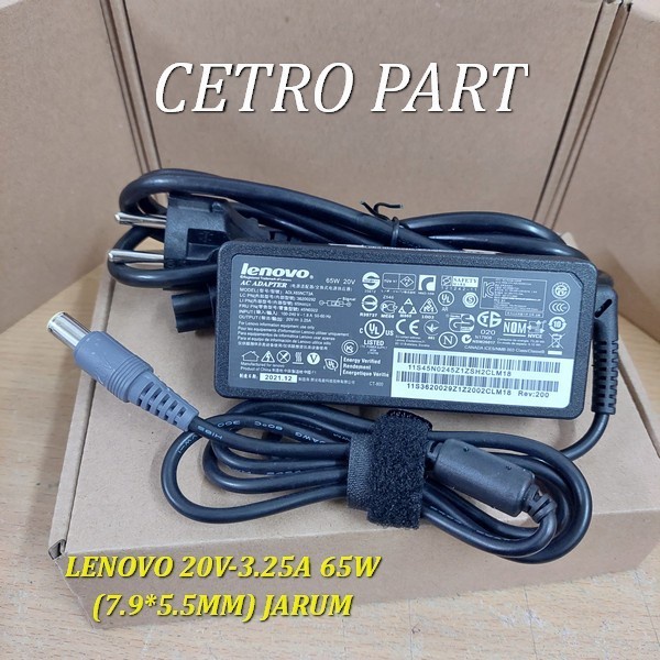 Adaptor Charger Lenovo ThinkPad X100 X100E X120 X120E Series 65W