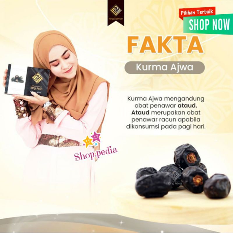 

Kurma ajwa madinah premium vip original asli hitam pekat packing exclusive cocok untk parcel lebaran