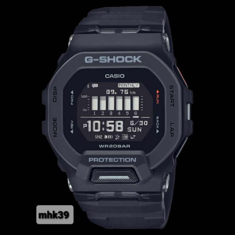 JAM CASIO GSHOCK GBD-200-1DR GBD200-1DR ORIGINAL BERGARANSI