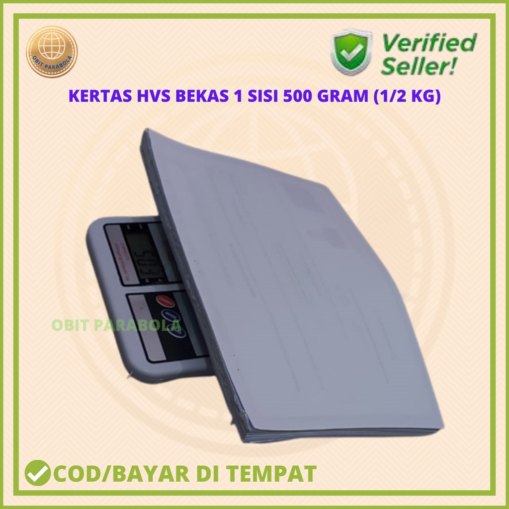 

KERTAS HVS BEKAS 1 SISI 500 GRAM