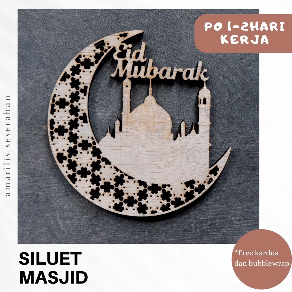

364. Gantungan Hampers EID MUBARAK MDF dan PLYWOOD