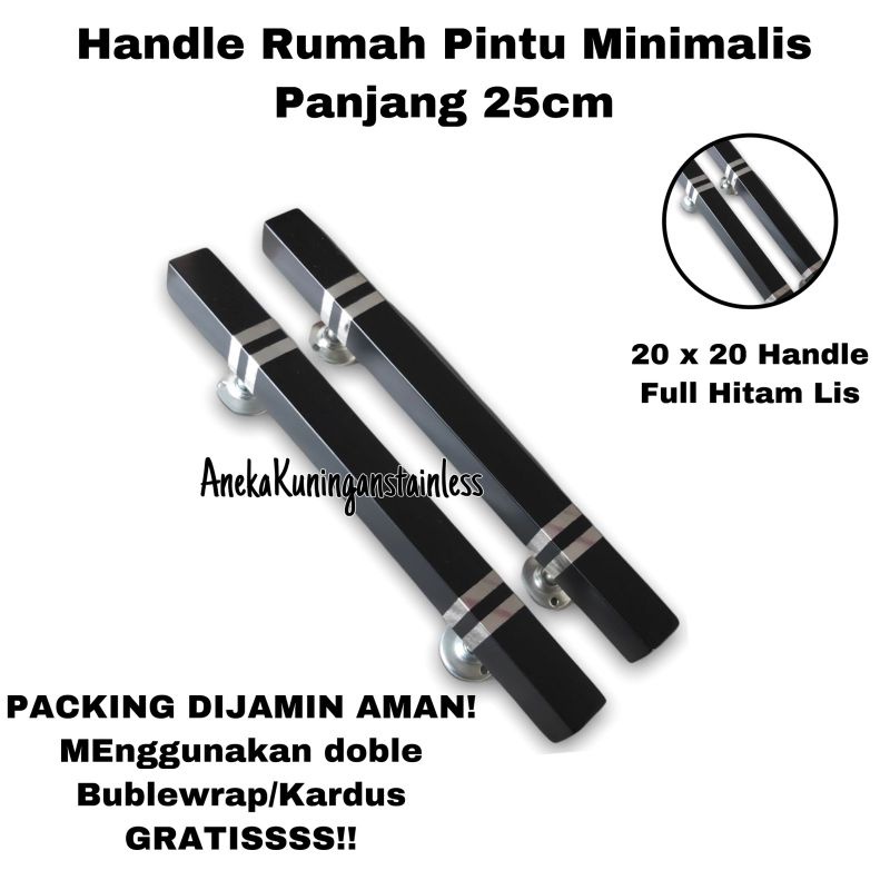 handle pintu / gagang pintu / gagang pintu rumah kotak grafir panjang 25cm