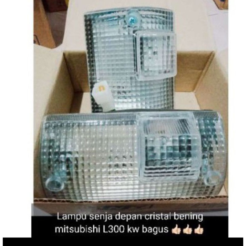 lampu sen l300 lampu sen depan l300 kristal  set putih