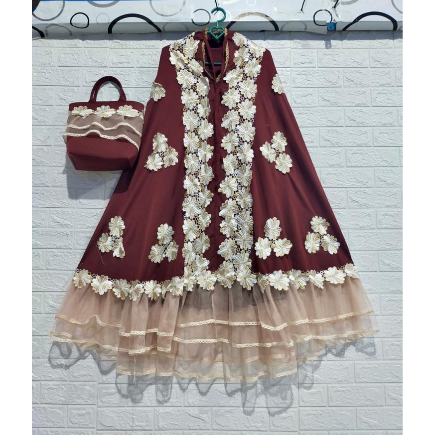 Mukena Dewasa Bordir renda Terbaru 2022