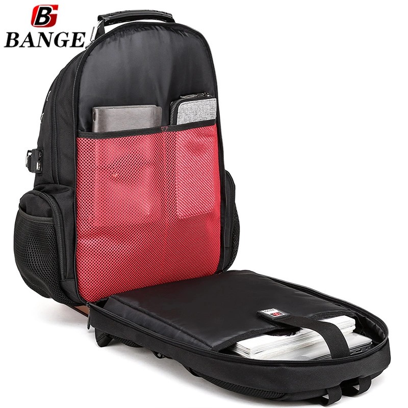 Bange Tas Ransel Backpack Pria 17 Inch BG1901 Hitam