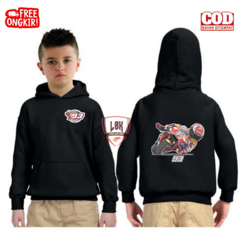 JAKET SWEATER HOODIE ANAK MARC MARQUEZ