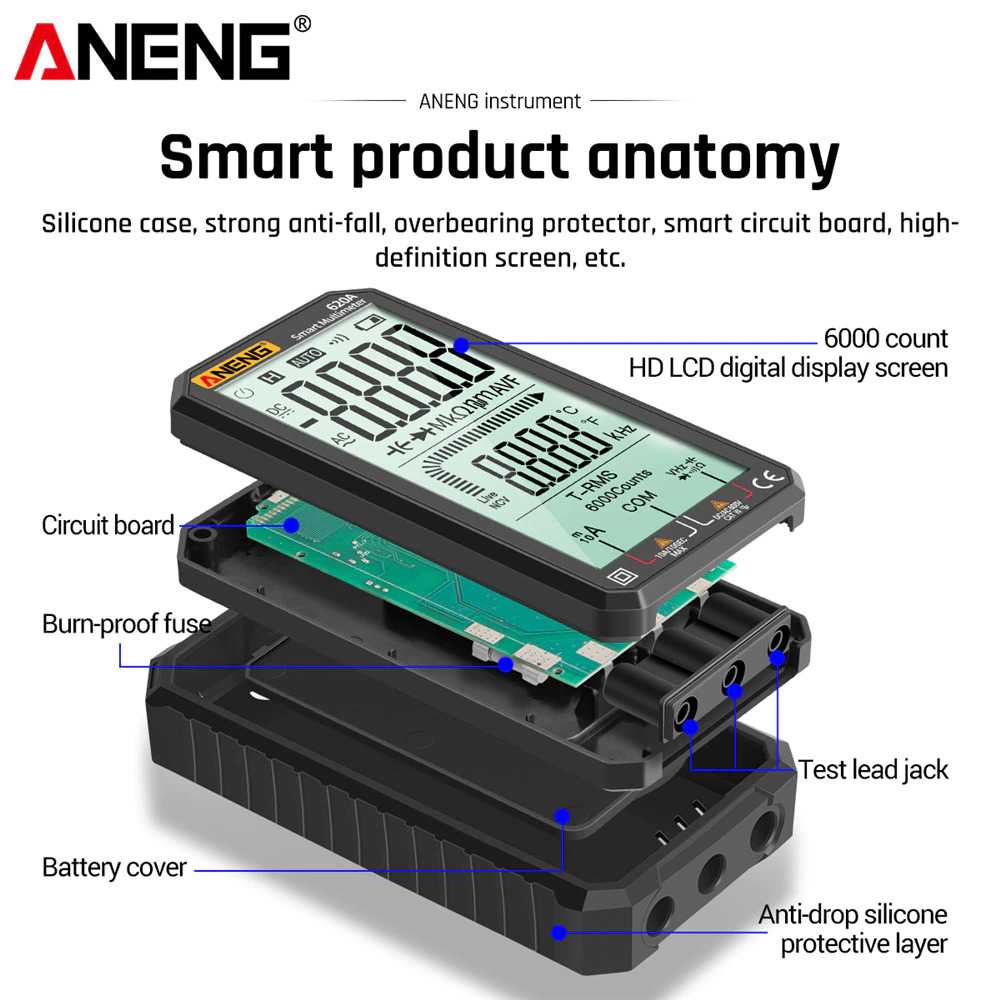 (BISA COD) FTIHSHPANENG Digital Multimeter Voltage Tester - 620A