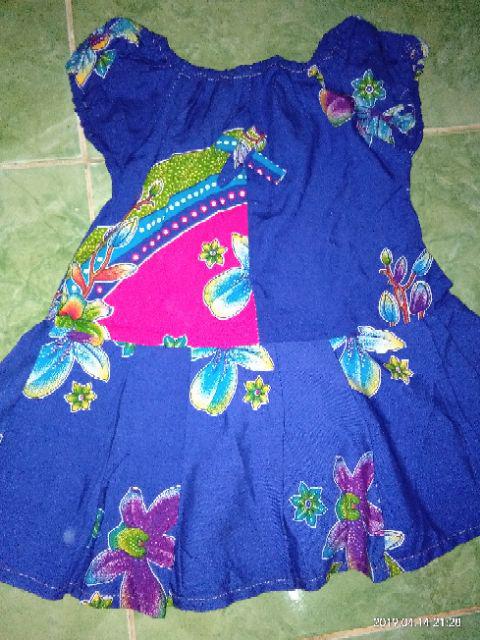 Daster Batik Anak 6-24 Bulan  Bagus Dress Anak Murah | Daster Batik Paris