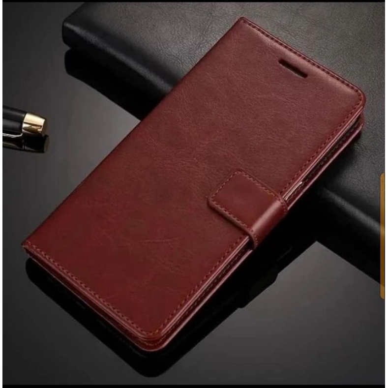 Leather flip cover wallet OPPO F1S/A59 Case kulit dompet casing