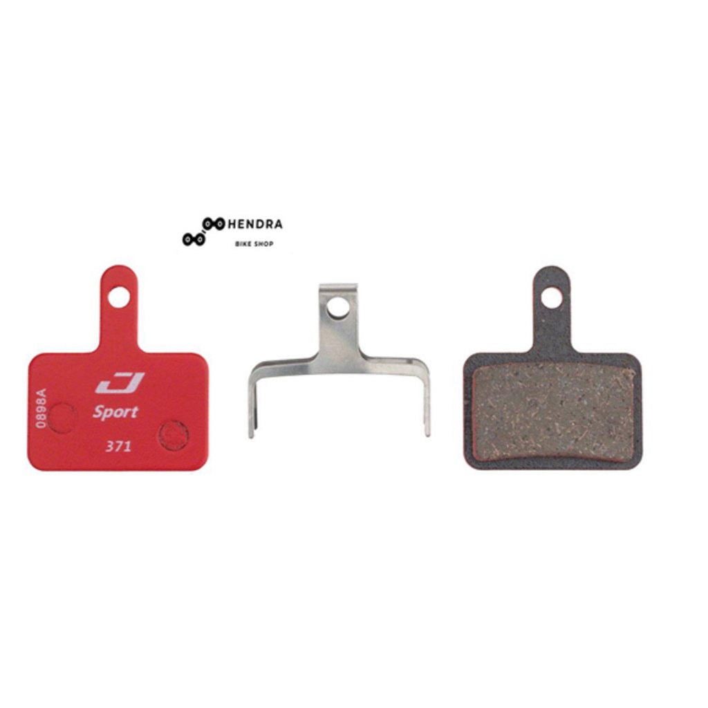 BRAKE PADS JAGWIRE SPORT SEMI METALLIC SHIM DEORE LX T675-DEORE T615-M525-ALIVIO M050. 23399