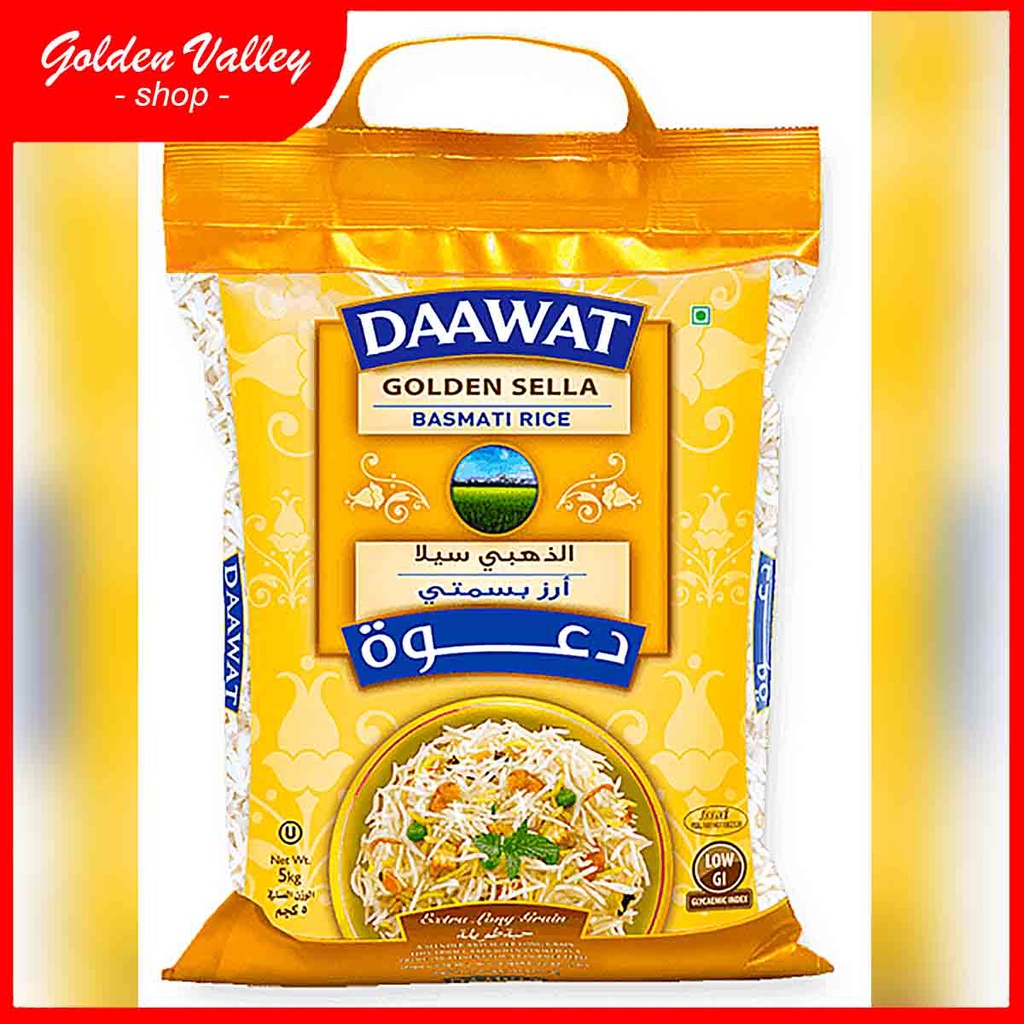

beras basmati rice india arab Daawat Golden Sella 5Kg