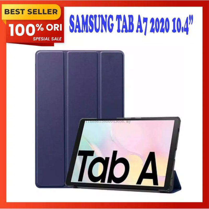 ORIGINAL SOFT CASE SLIM PRESISI HP Samsung Galaxy Tab A7 2020 A7 LITE 10.4 T500 T505 Smartcase Flip 