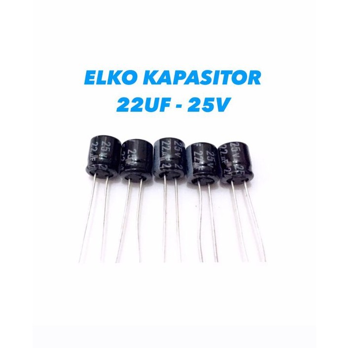 elco 22uf 25v capasitor