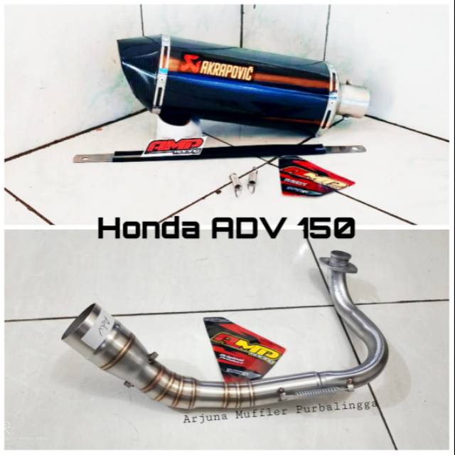 Knalpot Honda ADV 150 - Knalpot AKRAPOVIC KARBON pnp Honda ADV 150