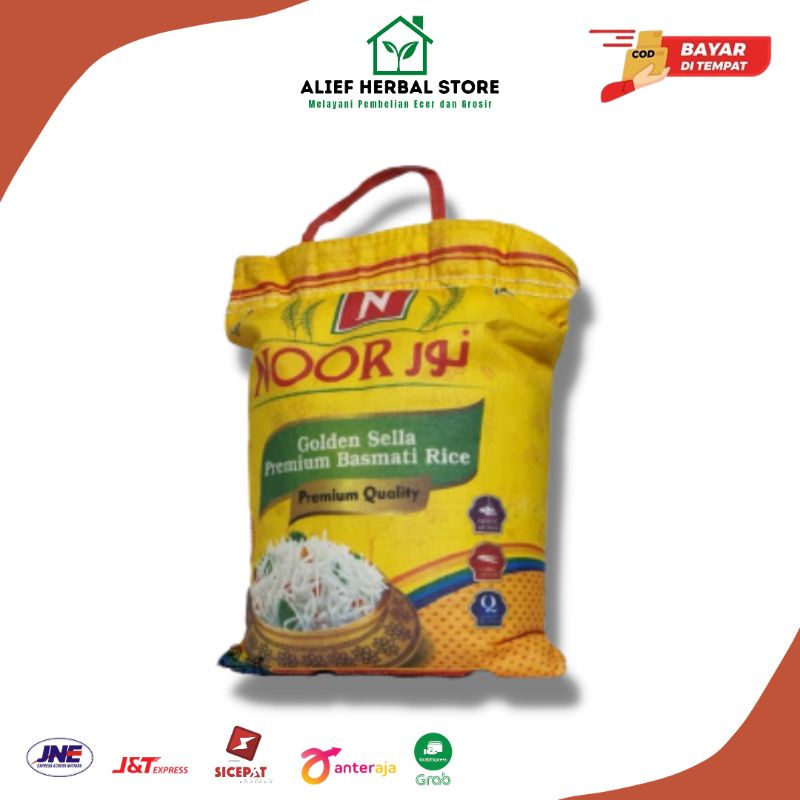 

Beras Basmati Noor Golden Sella Original 5kg