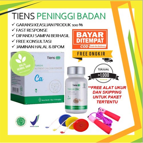 

Peninggi Badan Susu Kalsium NHCP & Zinc Capsules Penambah Tinggi Badan