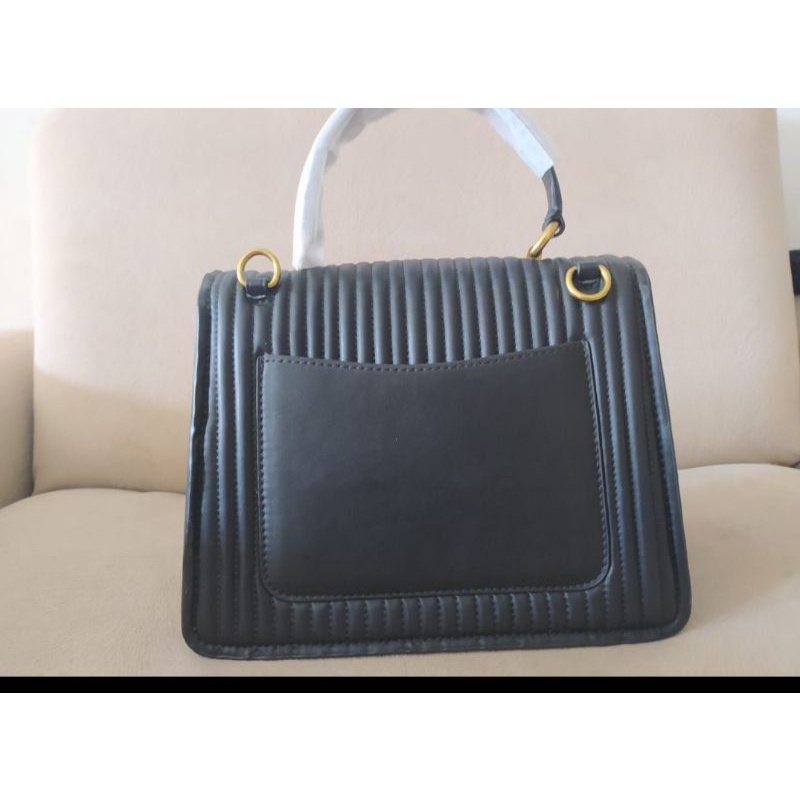 Coach Parker Top Handle With Quilting Black (52666)