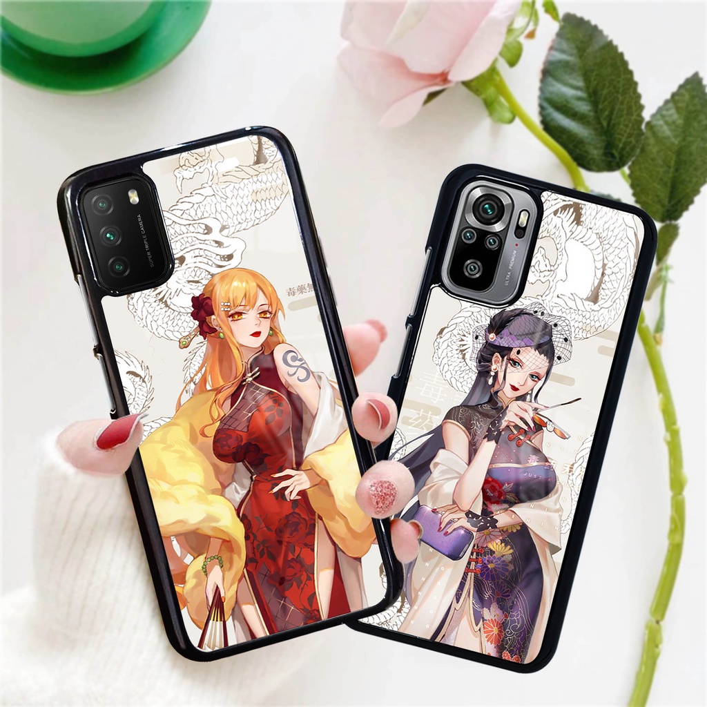 (PC05)Case Glossy Xiaomi Poco M3 Redmi note 10 10s - Casing Hp Anime Girl