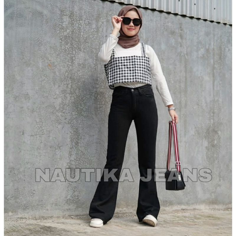 HIGHT WAIST CUTBRAY JEANS WANITA/CELANA CUTBRAY JEANS PREMIUM