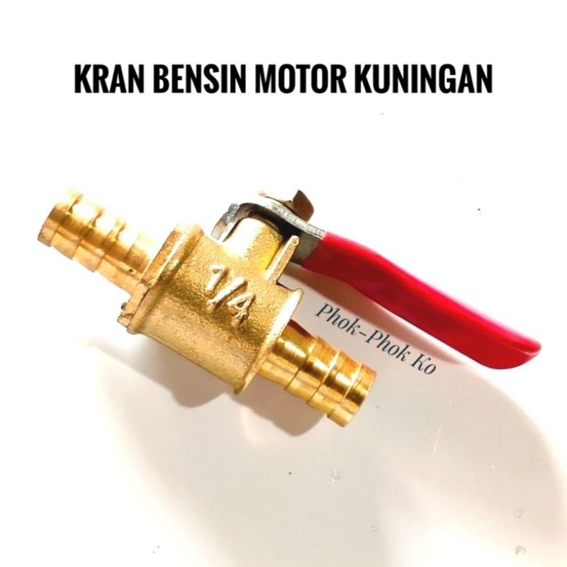 Kran Bensin Motor Kuningan Import