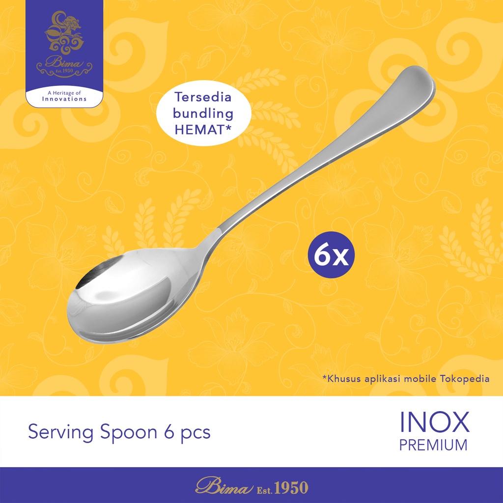 Bima Serving Spoon 6pcs Set