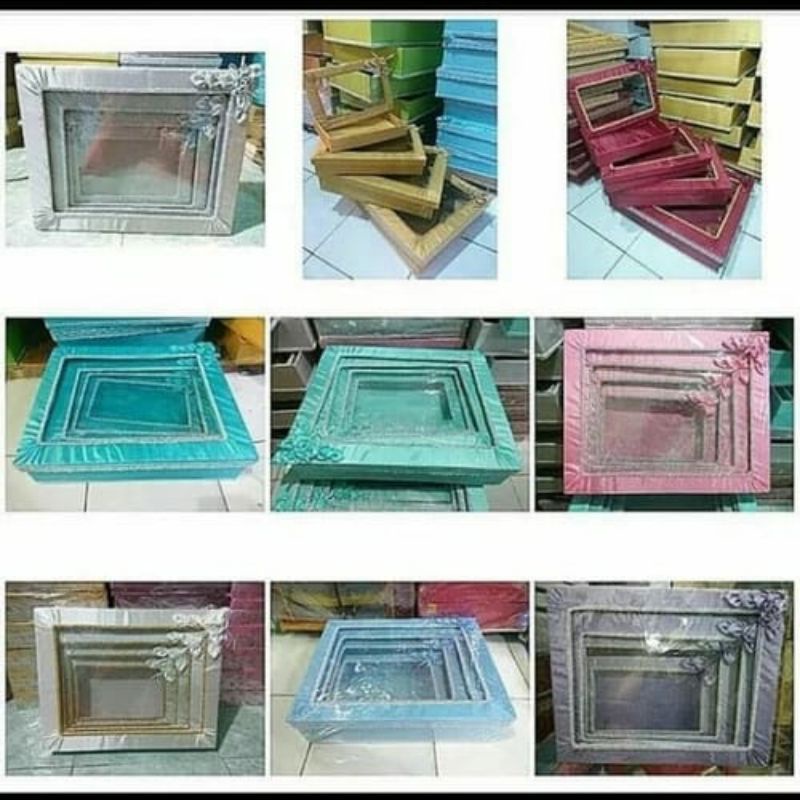 

hantaran tutup satu set isi 4